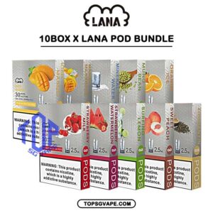 10 X LANA POD - TOP SG VAPE SINGAPORE SHOP The 10 X LANA POD Package Include : 10 Box x LANA POD Flavour Bundle Set Free Delivery Lana Vape FLAVOUR Prefilled Pod Product Introduction ,Ready stock At in our sg Singapore store online shop. The pods uses transparent plastic as the oil storage tank, uses high-quality ceramic cores, has the best oil sealing technology, and uses high-quality filter cotton to ensure the cleanliness of the lana pod. Each pod is pre-filled with 2.5ml e-cigarette liquid capacity and the individual Lana pods reach 600PUFFS, satisfying most people’s needs. Whether you are a consumer or an agent, Lana Pod can give you the price you want. Specifications : Pod capacity : 2.5ml Nicotine Strength : 3% (30mg) Pods Per Box : 3 Pods ⚠️LANA POD COMPATIBLE DEVICE WITH⚠️ DD3s Device DD Touch Device DD Cube Device Lana Device Instar Device Relx Classic Device Sp2 Device Sp2 Legendaa Device Sp2 M Series Device ⚠️LANA POD FLAVOUR LINE UP⚠️ Berry Blast Berry Grapefruit BlueBerry Ice Cantaloupe Cold Coke Cranberry Juice Juicy Grape Guava Iced Coffee Iced Tea Jasmine Long Jing Kiwi Blend Skittles Lush Ice Watermelon Iced Lychee Iced Mango Mango Milkshake Mango Passion Fruit Mineral Water Mung Bean Oolong Tea Orange Ice Passion Fruit Peach Grape Banana Peppermint Pineapple Popsicle Icy Slush Red Wine Root Beer Sour Apple Strawberry Milk Strawberry Watermelon Surfing Lemon Sweet Peach Taro Ice Cream Tie Guan Yin SG VAPE COD SAME DAY DELIVERY , CASH ON DELIVERY ONLY. TAKE BULK ORDER /MORE ORDER PLS CONTACT ME : TOPSGVAPE (WHATSAPP) VIEW OUR DAILY NEWS INFORMATION VAPE : TELEGRAM CHANNEL