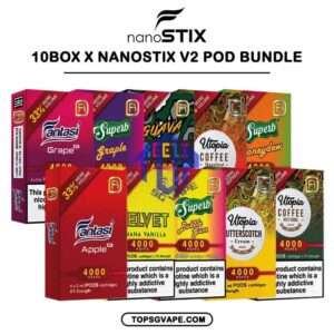 10 X NANOSTIX NEO V2 POD - TOP SG VAPE SINGAPORE SHOP The 10 X NANOSTIX NEO V2 POD Package Include : 10 Box x NANOSTIX NEO V2 POD Flavour Bundle Set Free Delivery NanoSTIX V2 NEO Pod Flavour Compatible for NanoSTIX Neo devices (V2) now with 2ml of liquids which is 33% bigger. Available in packs of 4 cartridges in 1 box of NanoPOD Neo. Our 2ml Nano POD Neo come in a wide range of flavors. Don’t be deceived by their compact size; these flavorful little pods contain the equivalent of 45 cigarettes worth of nicotine each, and thanks to our innovative NanoNIC technology using naturally occurring nicotine salts rather than traditional freebase nicotine, delivery is much more efficient. **NanoSTIX (V1) is not compatible with this flavor!** Specifications : Capacity 2ml Regular: Nicotine 5% Light: Nicotine 3% Package Included : 1 Pack of 4 pods Compatible Device : NanoSTIX V2/V3 ⚠️NANOSTIX NEO V2 POD FLAVOUR LINE UP⚠️ Apple Ice Coffee Mix Creamy Red Mix Fruity Blue Orange Ice Tobacco Classic Tobacco Menthol Strawberry Vanilla Banana Vanilla Cofee Hazelnut Strawberry Apple Guava Honeydew Lychee Graple Lemonade Ice Bubblegum Jackfruit Mango Ice Grape Ice Kiwi Rockmelon Butterscotch Cream Popcorn Carame Velvet Butter Cake SG VAPE COD SAME DAY DELIVERY , CASH ON DELIVERY ONLY. TAKE BULK ORDER /MORE ORDER PLS CONTACT ME : TOPSGVAPE (WHATSAPP) VIEW OUR DAILY NEWS INFORMATION VAPE : TELEGRAM CHANNEL