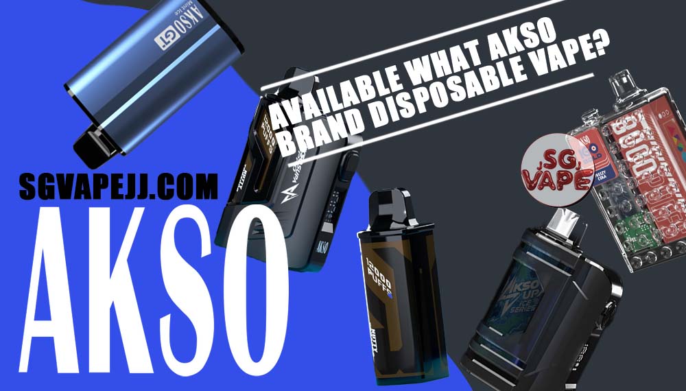 AVAILABLE WHAT AKSO DISPOSABLE VAPE ? AKSO BRAND DISPOSABLE is the favorite of most Singaporean e-cigarette enthusiasts. However, 2023 is coming to an end. What are our SG VAPE JJ’s in stock? AKSO GT 3500 PUFFS - View More The GT is the first vape model which have rechargeable and adjustable air flow disposable vape in singapore . This adjustable air flow technology brings new experience to all sg vapers.  AKSO GT offers many flavors for vape users. Each flavor is specially formulated after market research.   AKSO IGO 8000 PUFFS - View More The IGO 8000 is a high-capacity device designed for an extended vaping experience.Beside, the device comes pre-filled with 15ml of e-liquid, which is available in a range of delicious flavors and nicotine strengths. The IGO features an ergonomic design that is comfortable to hold and use. It mouthpiece is designed to enhance the vaping experience, and the device is draw activated, making it easy to use. is portable, making it easy to carry in a pocket .Its compact design does not compromise on performance, deliver smooth vapor production with every puff. AKSO SUPA 9500 PUFFS - View More The supa 9500 It has child lock mode function, smart screen indicator to show battery percentage and high power boost button. The child lock mode can make sure children wont use the device accidentally. Futhermore, the high power boost button can bring more smoke feeling to our SG VAPE JJ . AKSO SUPA PRO 12000 PUFFS - View More This vape kit comes in a variety of flavours, such as apple asam boi, blackcurrant yakult and the best selling watermelon flavou and has a pre filled capacity of 12000 puffs With its high puff count, the device is a convenient and long-lasting vaping choice. This can ensure vaper wont run out of juice easily. I believe akso Vaper will like this latest model, supa kit 12k puffs! Get one to try now.e users SG VAPE COD SAME DAY DELIVERY , CASH ON DELIVERY ONLY. ORDER BEFORE 5PM , SAME DAY NIGHT SLOT 7PM – 10PM RECEIVED PARCEL. TAKE BULK ORDER /MORE ORDER PLS CONTACT US : SGVAPEJJ VIEW OUR DAILY NEWS INFORMATION VAPE : SGVAPEJJ