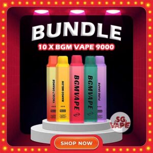 10 X BGM VAPE 9000 / 9k DISPOSABLE Get 10 pcs X Bgm Vape Ultra 9000 DISPOSABLE with amazing price! FREE DELIVERY The BGM VAPE 9k puffs , in our Singapore Store - SG VAPE JJ Ready Stock , get it now with us and same day delivery ! Specification : 100% Original Product 12ML 9000 Puff Mesh Coil 600mah ⚠️BGM VAPE 9000 DISPOSABLE FLAVOUR LIST⚠️ Yacult Orange Jasmine Tea Mango Melon Litchi Ice Yacult Grape Tie Guan Yin Luch Ice Superb Mint Fuji Apple Pure Passion Peach Oolong Double Melon Pure Grape watermelon lychee Taro Creamy Peach Lychee Watermelon Black Tea SG VAPE COD SAME DAY DELIVERY , CASH ON DELIVERY ONLY. ORDER BEFORE 5PM , SAME DAY NIGHT SLOT 20:00 PM – 23:00 PM RECEIVED PARCEL. TAKE BULK ORDER /MORE ORDER PLS CONTACT US : SGVAPEJJ VIEW OUR DAILY NEWS INFORMATION VAPE : SGVAPEJJ