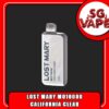 LOST MARY MO 10000 DISPOSABLE The Lost Mary Mo10000 / 10K Puffs Disposable in our Vape Singapore Store Ready Stock , Get it now with us same day delivery ! Introducing the Lost Mary Mo 10000 Disposable, an extraordinary vaping companion that offers an astounding mary mo10000 puffs of pure vaping pleasure. Designed within a sleek 18mL device and boasting a nicotine strength of 50mg, this disposable vape is the ultimate choice for those who crave both endurance and intense flavor. Specification: Approx. 10,000 Puffs Capacity : 20ml E-liquid & Power Display Anti-Dry-Burn Protection Mesh Coil Rechargeable Battery : 600mAh Charging Port: Type-C ⚠️LOST MARY MO 10K PUFFS DISPOSABLE LIST⚠️ Triple Mango Mango Orange Pineapple Lychee Cantaloupe Double Apple California Clear Blueberry Banana Bubblegum Peach Plus Ice Strawberry Yacult Rose Grape Solero Lime SG VAPE COD SAME DAY DELIVERY , CASH ON DELIVERY ONLY. ORDER BEFORE 5PM , SAME DAY NIGHT SLOT 20:00 PM – 23:00 PM RECEIVED PARCEL. TAKE BULK ORDER /MORE ORDER PLS CONTACT US : SGVAPEJJ VIEW OUR DAILY NEWS INFORMATION VAPE : SGVAPEJJ